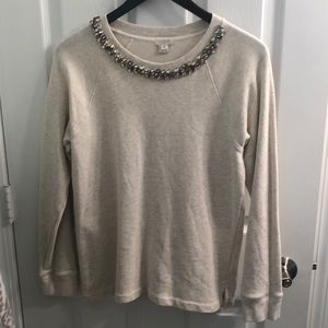 J. Crew Jewelry Embellished Sweater